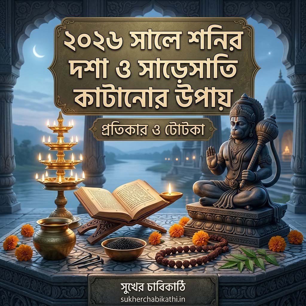 ২০২৬ সালে শনির দশা ও সাড়েসাতি কাটানোর উপায় এবং প্রতিকার।