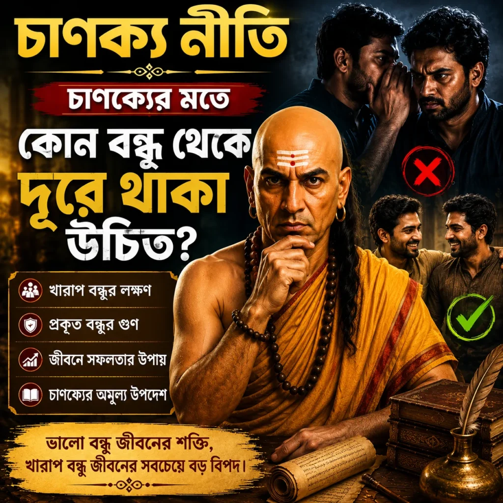 চাণক্য নীতি: এই ধরনের বন্ধু জীবনে বিপদ ডেকে আনে
