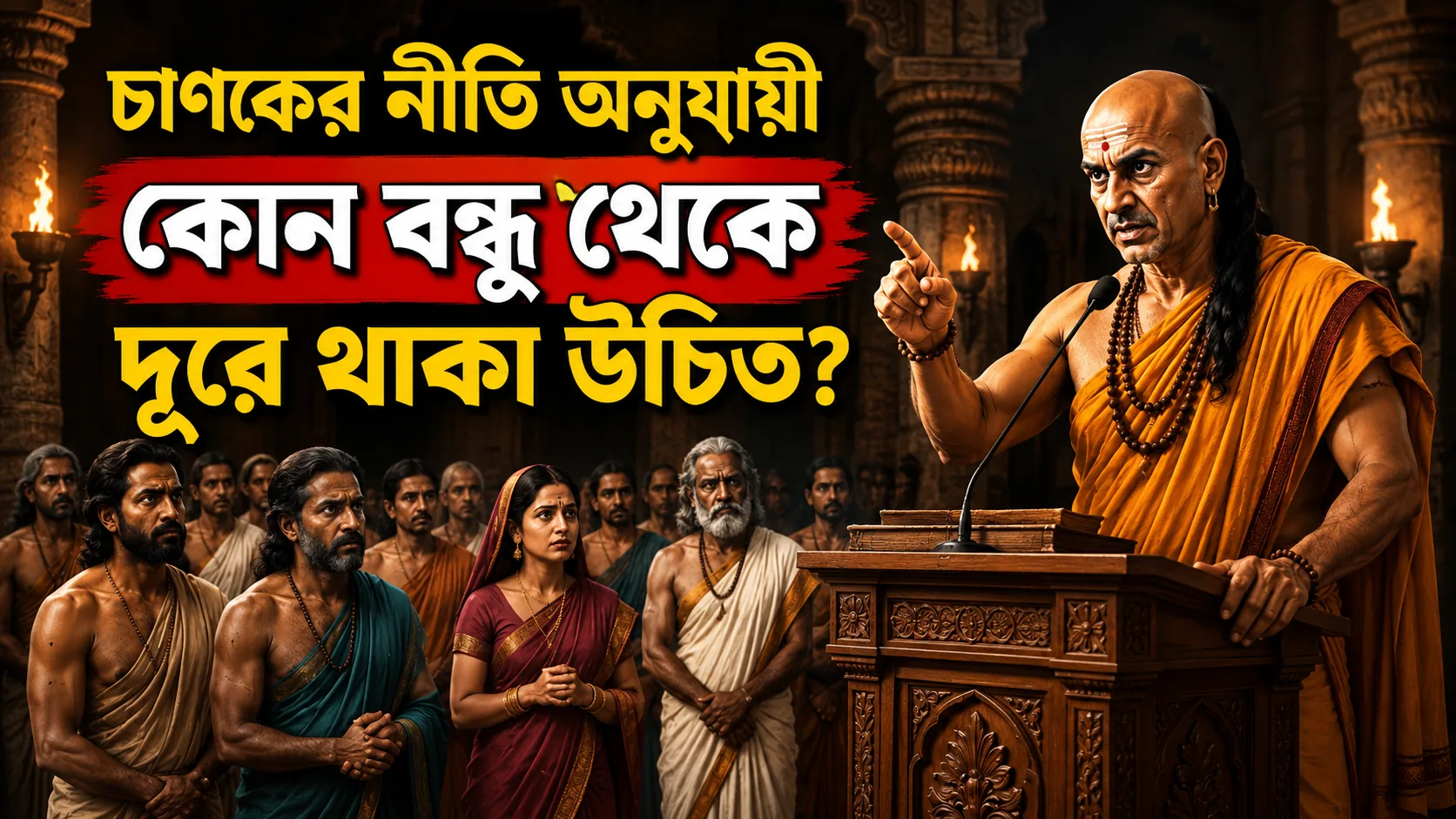 চাণক্য নীতি: খারাপ ও স্বার্থপর বন্ধু চাণক্য নীতি অনুযায়ী খারাপ বন্ধু চেনার উপায়