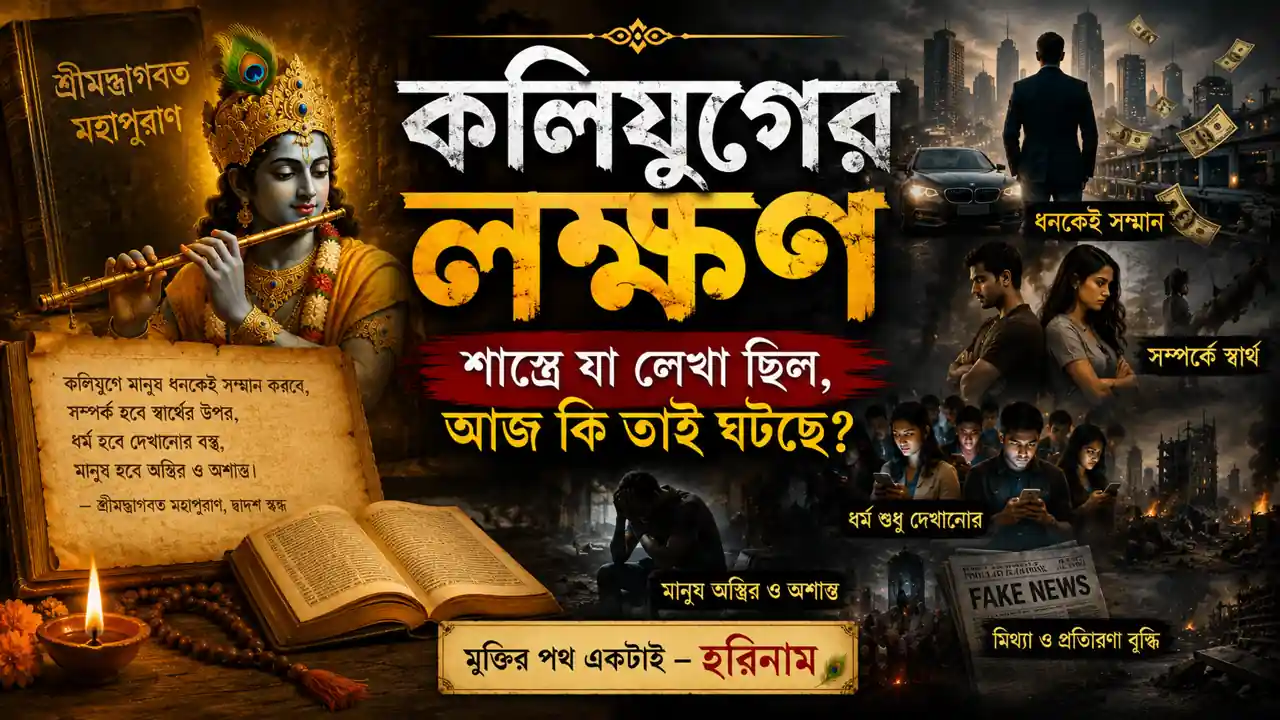 কলিযুগের লক্ষণ সম্পর্কে শ্রীমদ্ভাগবতের ভবিষ্যদ্বাণী