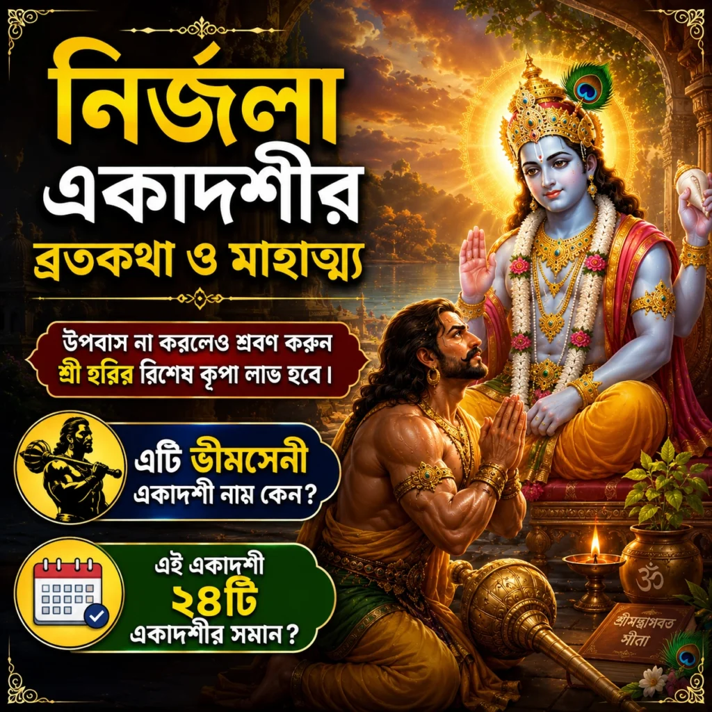 নির্জলা একাদশীর ব্রতকথা ও মাহাত্ম্য | কেন এটি ভীমসেনী একাদশী?