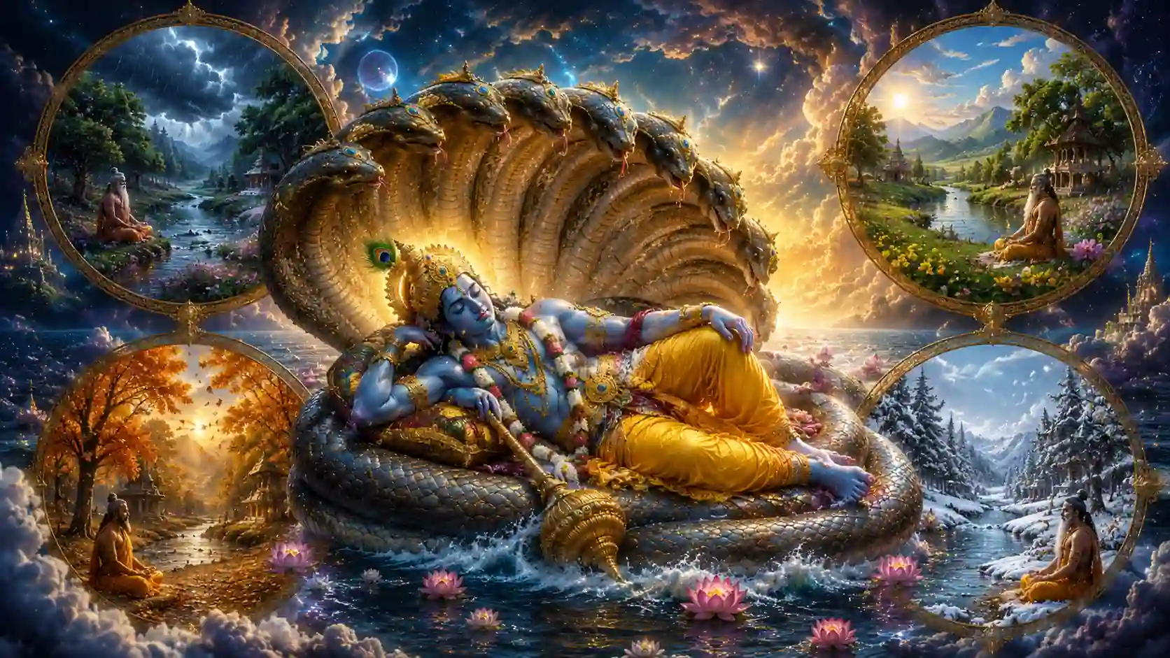 হরিশয়নী একাদশী ২০২৬-এ ভগবান বিষ্ণুর যোগনিদ্রা