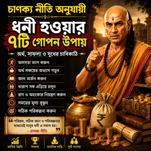 চাণক্য নীতি অনুযায়ী ধনী হওয়ার ৭টি গোপন উপায়