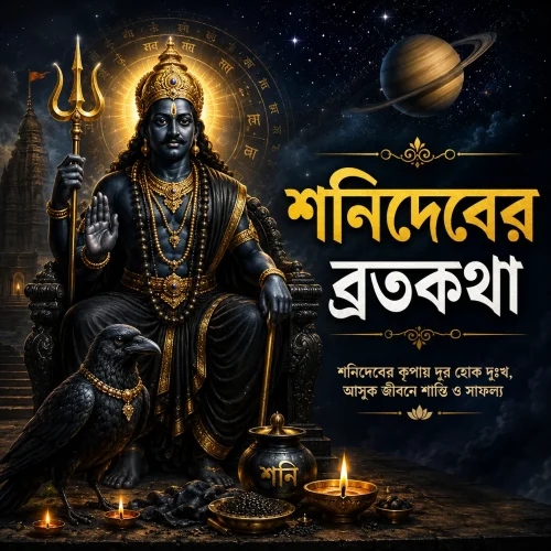 শনিদেবের ব্রতকথা ও শনি পূজার মাহাত্ম্য সহ শনিদেবের অলৌকিক রূপ