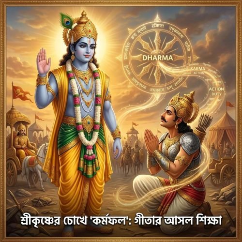 গীতায় শ্রীকৃষ্ণ ও অর্জুনের কর্মফলের উপদেশ - Lord Shree Krishna on Karma